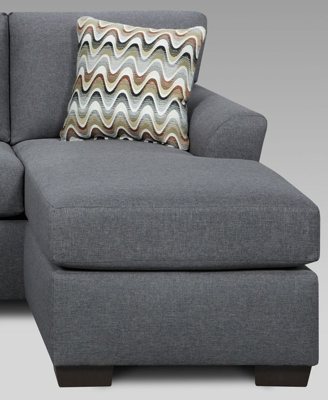 Affordable Furniture Anna Blue/Grey Sofa and Chaise