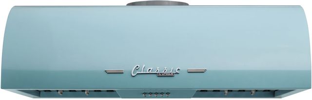 Unique® Appliances Classic Retro 30" Ocean Mist Turquoise Under Cabinet Range Hood
