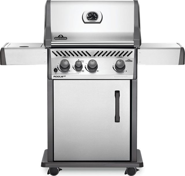 OUT OF BOX Napoleon Rogue® XT 425 51" Stainless Steel Free Standing Liquid Propane Grill-3