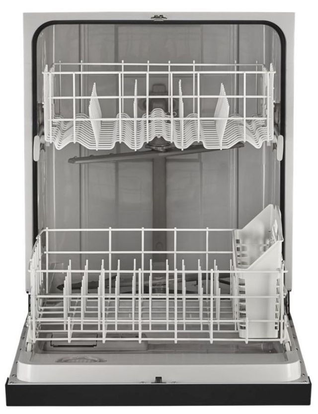 Whirlpool® 24" Stainless Steel Front Control Built In Dishwasher-1