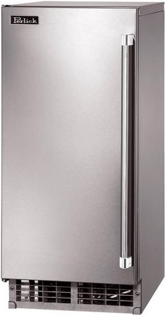 Perlick® Signature Series 15" 80 lb. Stainless Steel Ice Maker