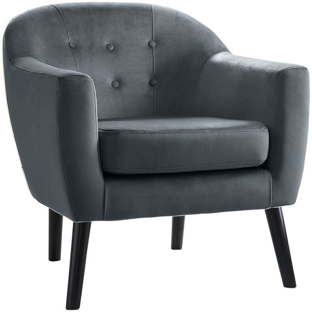 Mazin Furniture Quill Gray Accent Chair