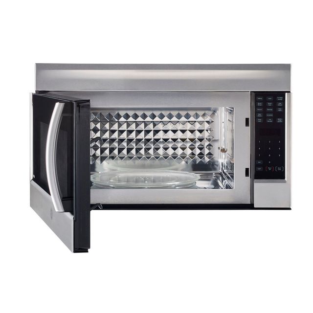 GE Profile™ 1.6 Cu. Ft. Stainless Steel Over the Range Microwave 3