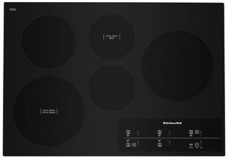 KitchenAid® 30" Black Electric Cooktop