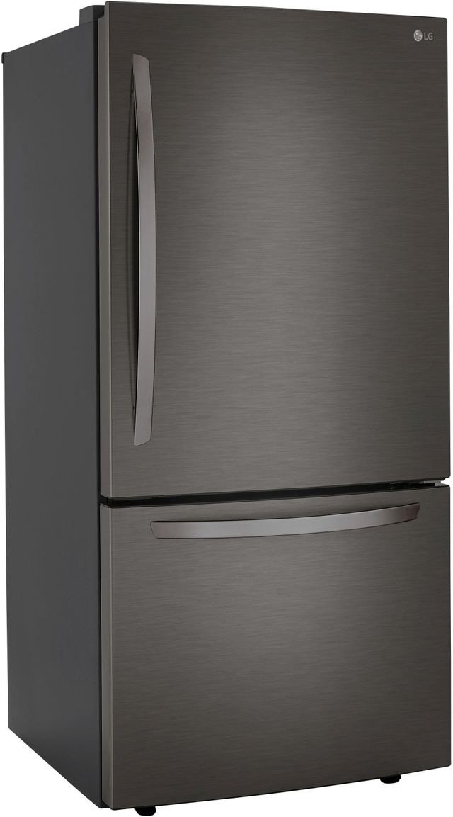 LG 25.5 Cu. Ft. PrintProof™ Black Stainless Steel Bottom Freezer Refrigerator-2