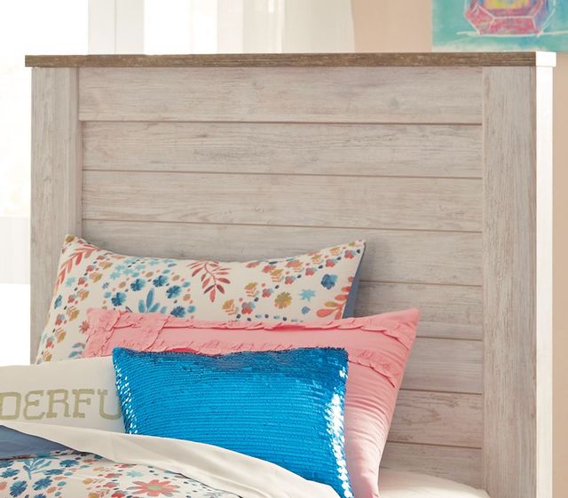 Tête de lit à panneaux simple simple Willowton, blanc, Signature Design by Ashley®
