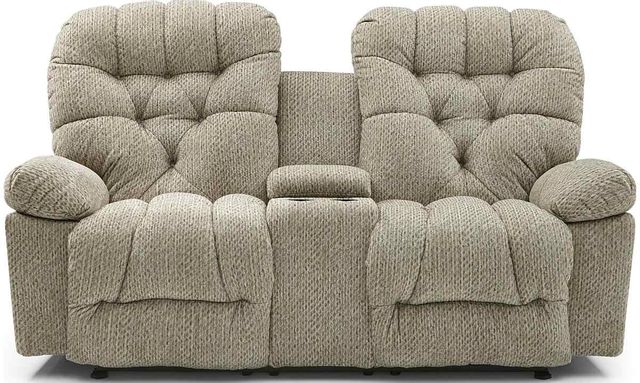 Best® Home Furnishings Bolt Reclining Space Saver® Loveseat with Console 1