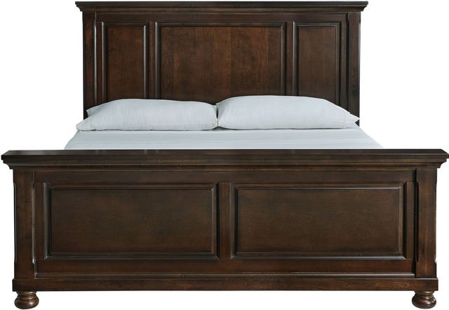 Millennium® by Ashley® Porter Rustic Brown King Panel Bed 2