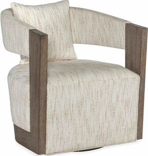 Hooker® Furniture CC Calloway Peak Dphane Parchment/Mink Swivel Chair