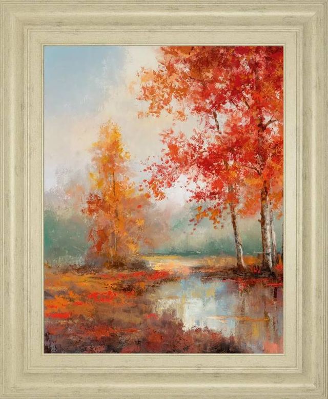 Classy Art Autumns Grace I by T.C Chiu Wall Art | Fischer Furniture ...