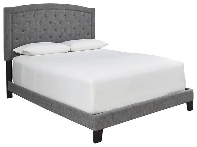 Signature Design by Ashley® Adelloni Gray Queen Upholstered Bed-0