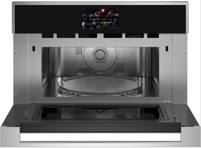 Monogram Minimalist 30" Stainless Steel Electric Built In Wall Oven and Microwave with Advantium® Speedcook Technology 1
