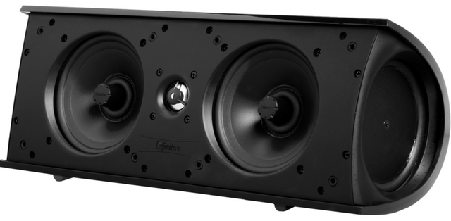 Definitive Technology® Gloss Black Compact High Definition Center Channel Speaker 0