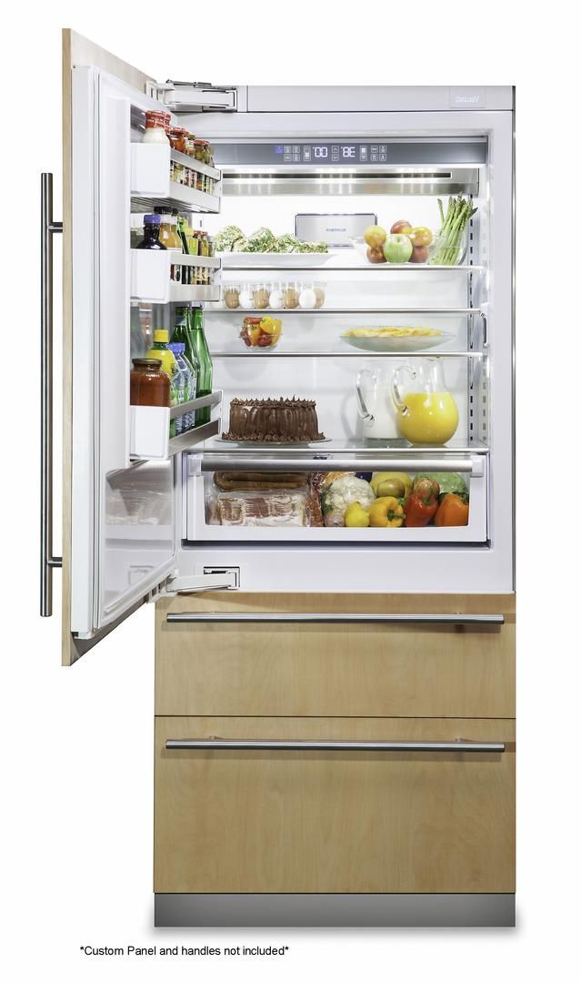 Viking® Professional 7 Series 20.0 Cu. Ft. Custom Panel Fully Integrated Bottom Freezer Refrigerator 4