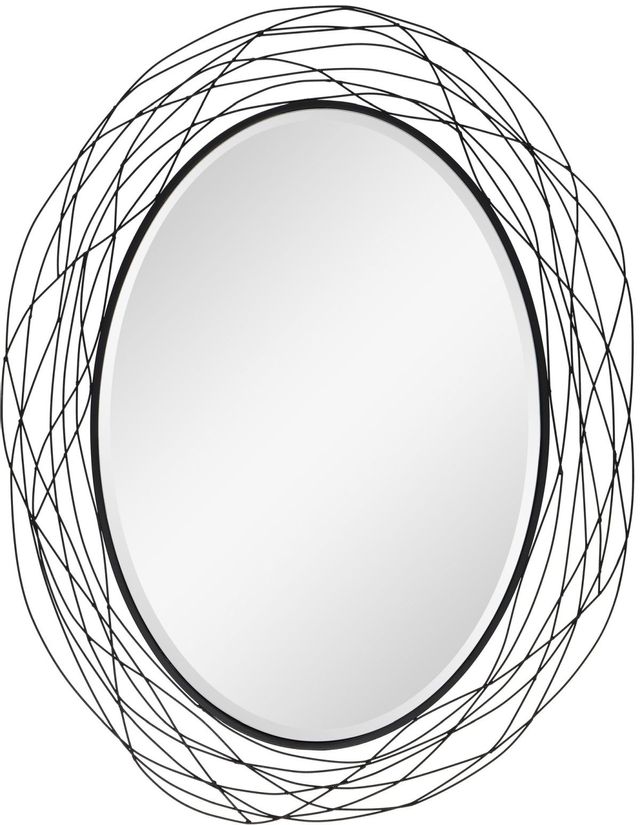 Miroir Portrait, noir mat, Renwil® 0