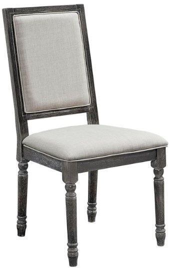 Progressive® Furniture Muse 2-Pieces Linen/Weathered Pepper Chair Set