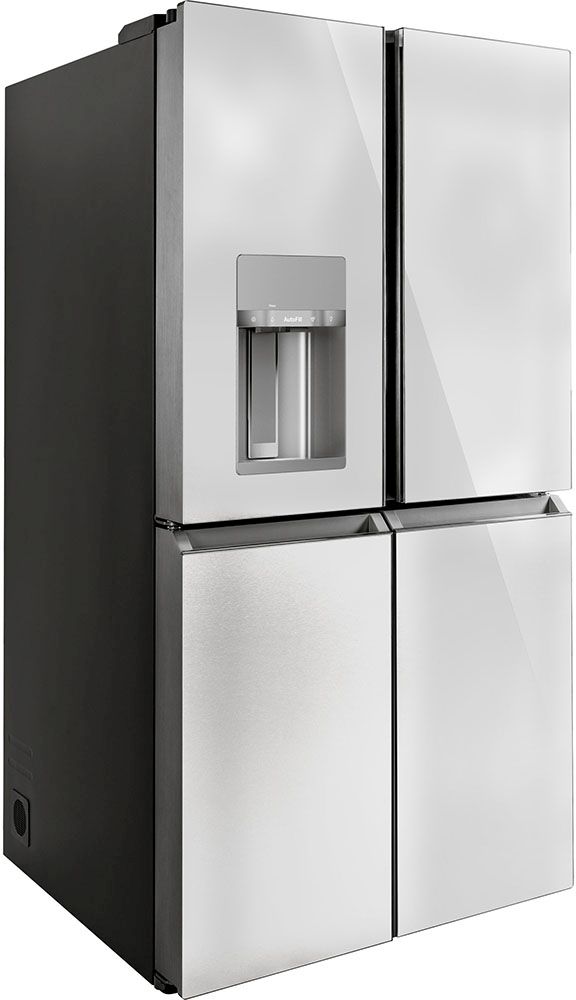 Café™ 27.4 Cu. Ft. Platinum Glass Freestanding French Door Refrigerator 6