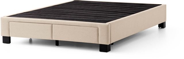 Malouf® Duncan Oat Full Platform Bed Base 0