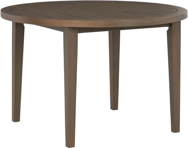 Signature Design by Ashley® Germalia Brown Outdoor Dining Table-0