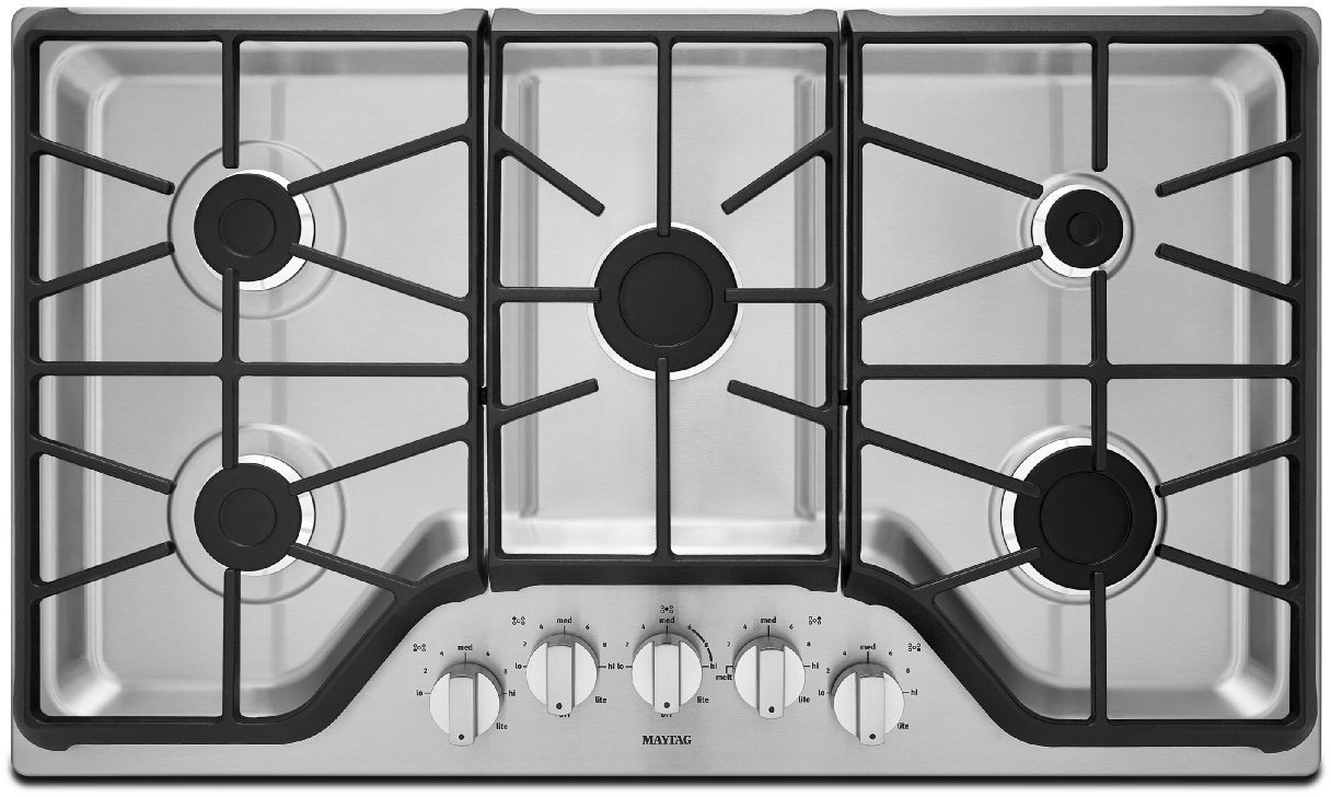 Maytag® 36" Stainless Steel Gas Cooktop-MGC7536DS