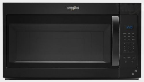 Whirlpool® 1.7 Cu. Ft. Black Over The Range Microwave