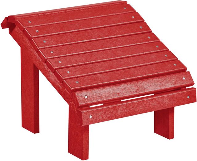 C R Plastic Red Premium Footstool