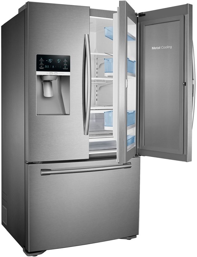 Samsung 22.5 Cu. Ft. Stainless Steel Counter Depth French Door Refrigerator 1