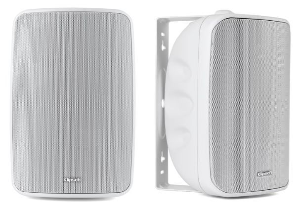 Klipsch® KIO-650 Satin White Outdoor Speakers(Pair) 0