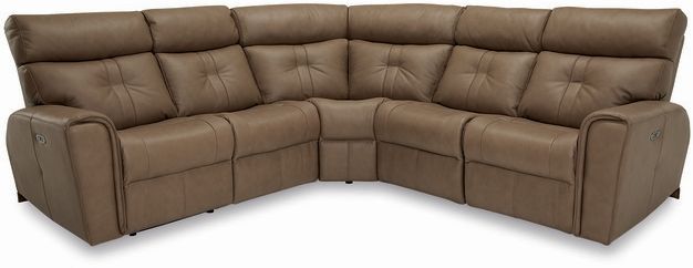 Palliser® Furniture Acacia Brown Reclining Sectional-0