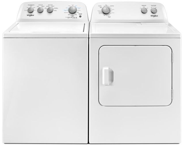 Whirlpool® White Top Load Washer Laundry Pair 0