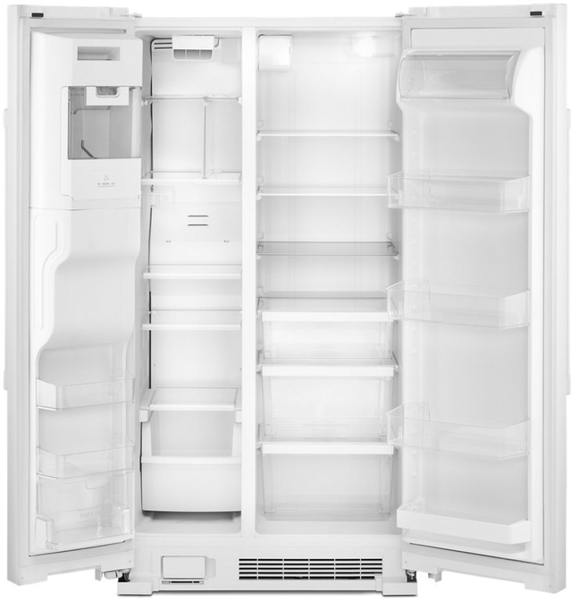 Maytag® 24.5 Cu. Ft. Fingerprint-Resistant Stainless-Steel Side-By-Side Refrigerator 1