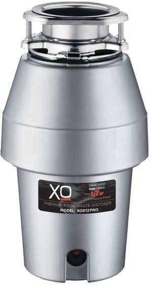 XO 0.5 HP Continuous Feed Stainless Steel Food Waste Disposer
