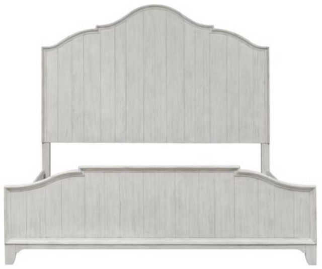 Liberty Farmhouse Reimagined Antique White King Panel Bed 1