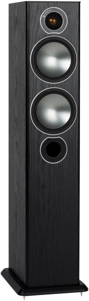 Monitor Audio Bronze Series 5.5" Floor Standing Speaker-Black Oak Vinyl