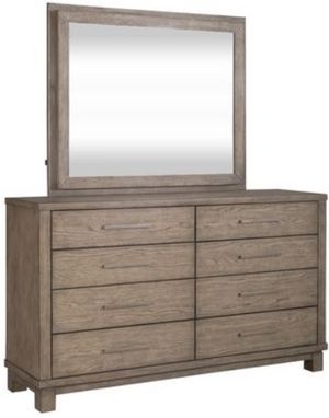 Liberty Canyon Road Burnished Beige Dresser with Mirror