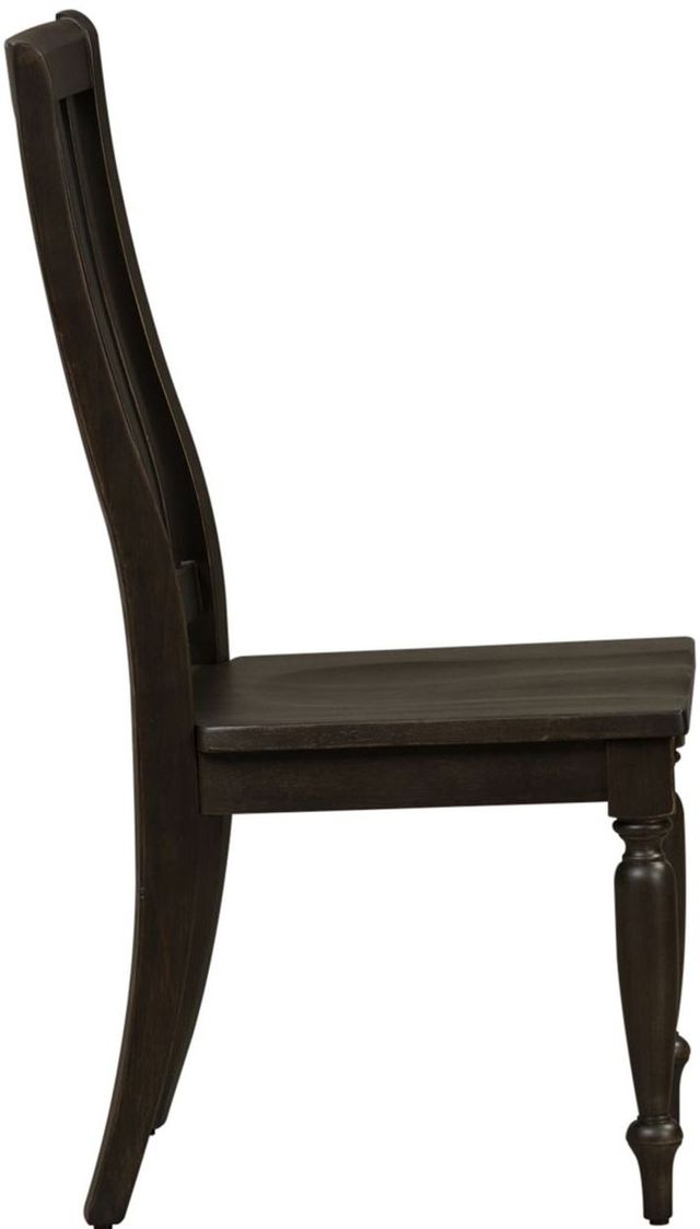 Liberty Furniture Harvest Home Chalkboard Slat Back Side Chair 1