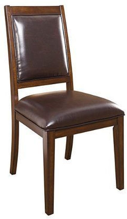 Signature Design by Ashley® Holloway Reddish Brown Dining Upholstered Side Chair 0