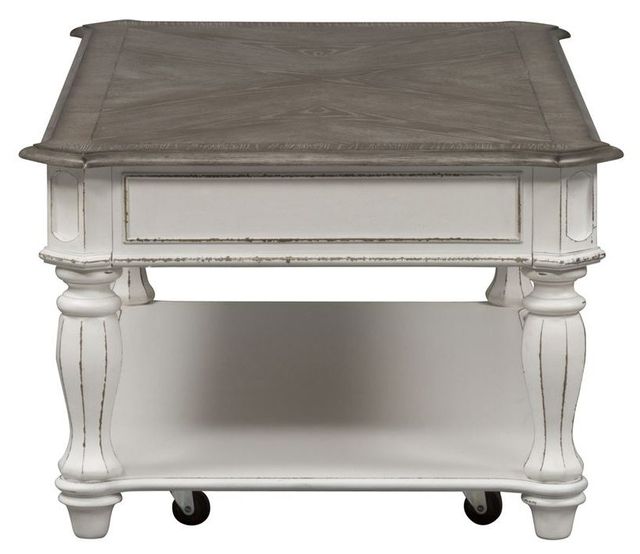 Liberty Furniture Magnolia Manor 3 Piece Antique White Table Sets 6