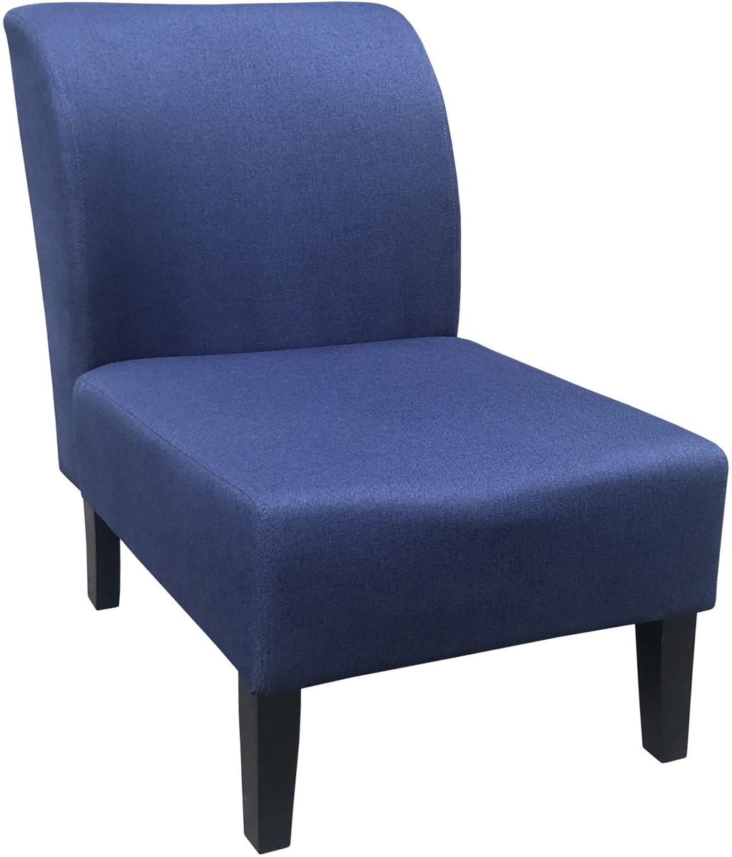 navy slipper chair