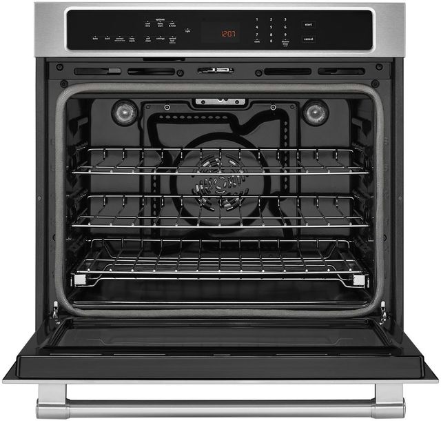 Maytag® 30" Fingerprint Resistant Stainless Steel Electric Built In Single Oven 1