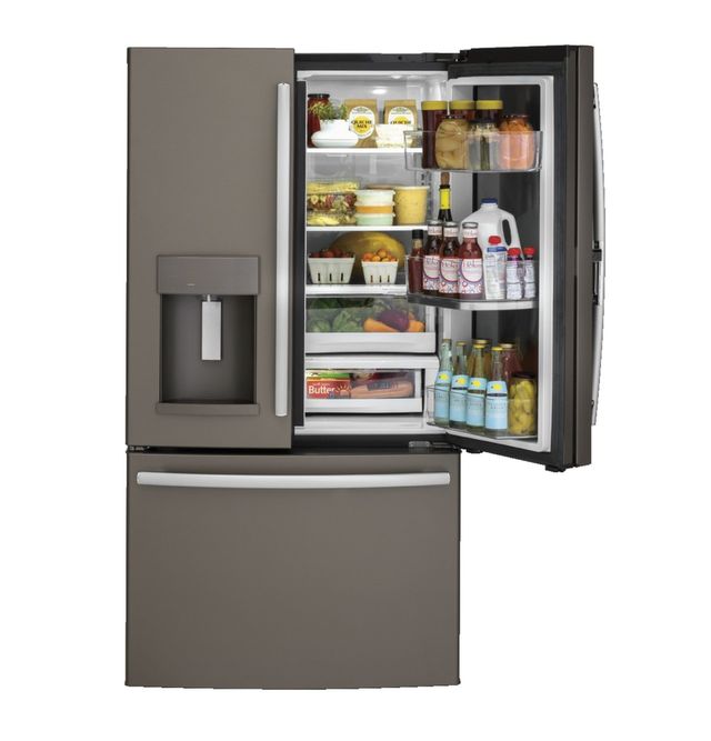 GE® 27.8 Cu. Ft. French Door Refrigerator-Black Stainless Steel 31