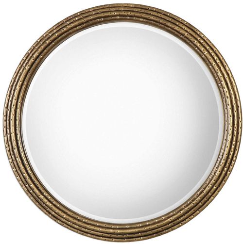 Uttermost® Spera Round Gold Mirror