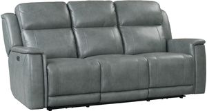 Bassett® Furniture Club Level Conover Blue Gray Power Sofa