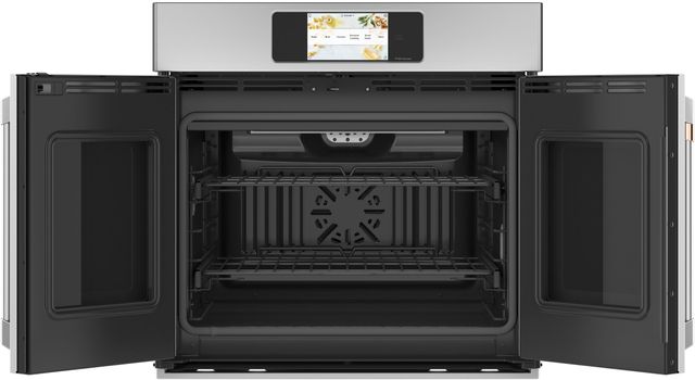 Café™ Professional Series 30" Stainless Steel Smart Built In Convection French Door Single Wall Oven-1