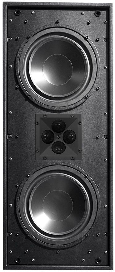 James Loudspeaker® QX Series 8” White 3-Way Shallow Depth In-Wall Speaker 0