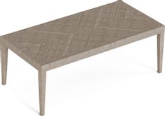 Flexsteel® Chevron Stone Gray Rectangular Dining Table