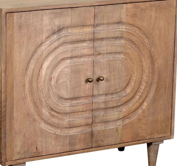 Crestview Collection Talladega Brown Cabinet-1