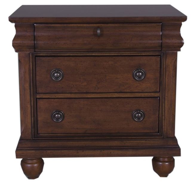 Liberty Furniture Rustic Traditions Rustic Cherry Nightstand-1