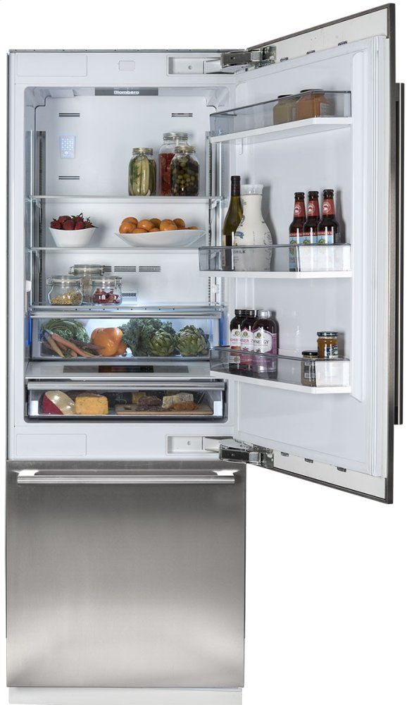 Blomberg® 30 in. 16.4 Cu. Ft. Panel Ready Built In Bottom Freezer Refrigerator-1