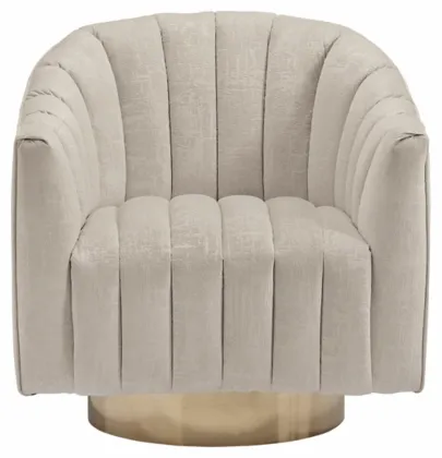 Signature Design by Ashley® Penzlin Pearl Swivel Accent Chair 1